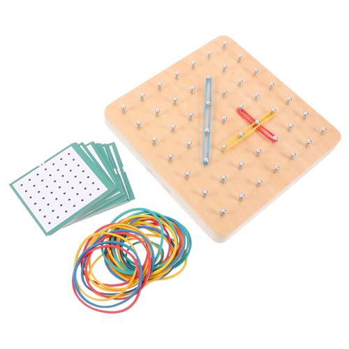 Operitacx 1 Satz Grafisches Nagelbrett Lernwerkzeuge Für Geometrische Formen Mathematisches Geoboard Pädagogisches Geoboard Bildungsspielzeug Geoboard- Für Kleinkinder Holz Weiß Operitacx 1 Satz Grafisches Nagelbrett Lernwerkzeuge Für Geometrische Formen Mathematisches Geoboard Pädagogisches Geoboard Bildungsspielzeug Geoboard- Für Kleinkinder Holz Weiß von Operitacx