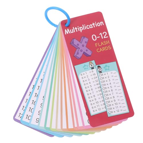 Operitacx 1 Satz Multiplikations -Flash -Karte Einmaleins Auswendig Lernen Additionstabelle Times Tische Stundenplan Für Multiplikationstabellen-lernkarten Beschichtetes Papier Operitacx 1 Satz Multiplikations -Flash -Karte Einmaleins Auswendig Lernen Additionstabelle Times Tische Stundenplan Für Multiplikationstabellen-lernkarten Beschichtetes Papier von Operitacx