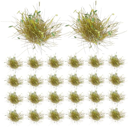 Operitacx 1 Schachtel Sharpleaf-Grasboden kleine Gelände Sand-Layout-Modell mikrolandschaft modellbauklebstoff unkrautbrenner maßstabsgetreues Zugzubehör Gelände Modellbausatz Harz von Operitacx