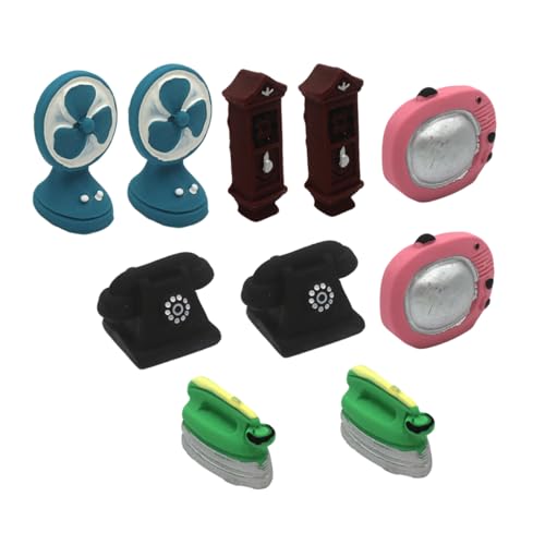 Operitacx 10 Stück Home Appliance Model Ornamente Miniaturmöbel Winzige Möbel Möbelmodell Mini-Haushaltsgeräte-Modell Kinderspielzeug Tell dir vor, zu Harz Operitacx 10 Stück Home Appliance Model Ornamente Miniaturmöbel Winzige Möbel Möbelmodell Mini-Haushaltsgeräte-Modell Kinderspielzeug Tell dir vor, zu Harz von Operitacx