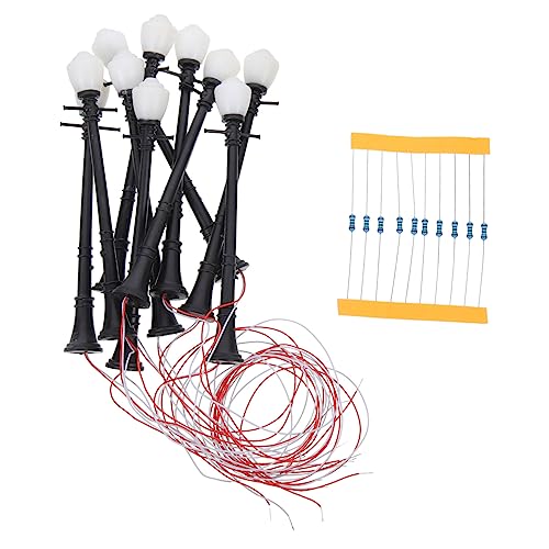 Operitacx 10 Stück Maßstab Weißes Licht Robuste Sandtisch lampen für Mini Garten Schlafzimmerdeko Langlebige Modellbau Laternen für Puppenhaus und Landschaft Operitacx 10 Stück Maßstab Weißes Licht Robuste Sandtisch lampen für Mini Garten Schlafzimmerdeko Langlebige Modellbau Laternen für Puppenhaus und Landschaft von Operitacx
