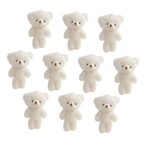 Operitacx 10 Stück Teiliges Mini Bär Plüschtier aus Langlebigem Plüsch Niedliche Kleine Bären für DIY Schlüsselanhänger Taschenanhänger Tragbare Dekoration als Partygeschenk und Operitacx 10 Stück Teiliges Mini Bär Plüschtier aus Langlebigem Plüsch Niedliche Kleine Bären für DIY Schlüsselanhänger Taschenanhänger Tragbare Dekoration als Partygeschenk und von Operitacx