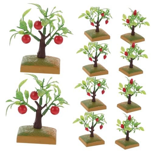 Operitacx 10 Stück Teiliges Miniatur Obstbaum Modell aus Stabilem Realistische Mini Bäume für Sandtisch Landschaftsdekoration Langlebig Detailgetreu für Bastelprojekte und Dioramen Operitacx 10 Stück Teiliges Miniatur Obstbaum Modell aus Stabilem Realistische Mini Bäume für Sandtisch Landschaftsdekoration Langlebig Detailgetreu für Bastelprojekte und Dioramen von Operitacx
