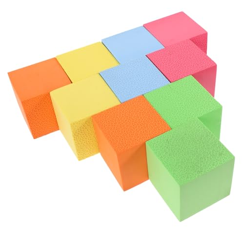 Operitacx 10 Stück Teiliges Schaumstoffwürfel für Bauklötze für Geometrisches Lernen und Kreative Spielideen Operitacx 10 Stück Teiliges Schaumstoffwürfel für Bauklötze für Geometrisches Lernen und Kreative Spielideen von Operitacx