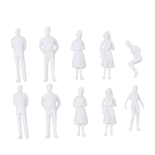 Operitacx 10 Stück Teiliges Weiße Menschenfiguren für DIY Miniatur für Puppenhaus und Schulprojekte Lifelike Miniature People Figuren Operitacx 10 Stück Teiliges Weiße Menschenfiguren für DIY Miniatur für Puppenhaus und Schulprojekte Lifelike Miniature People Figuren von Operitacx
