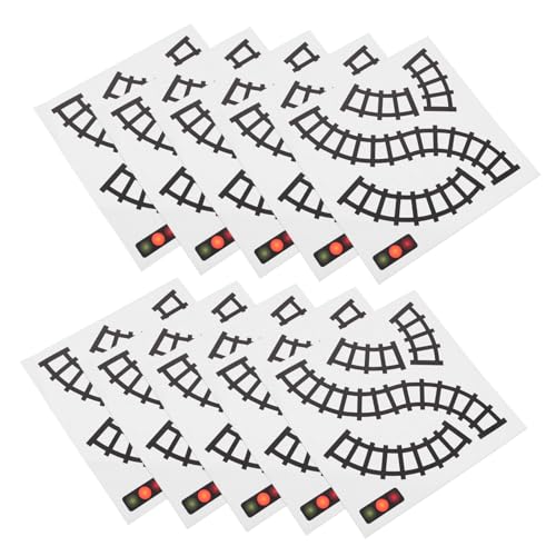 Operitacx Road Track Wandaufkleber Verkehrszeichen 10pcs Für Kinder Lernspielzeug Set von Operitacx