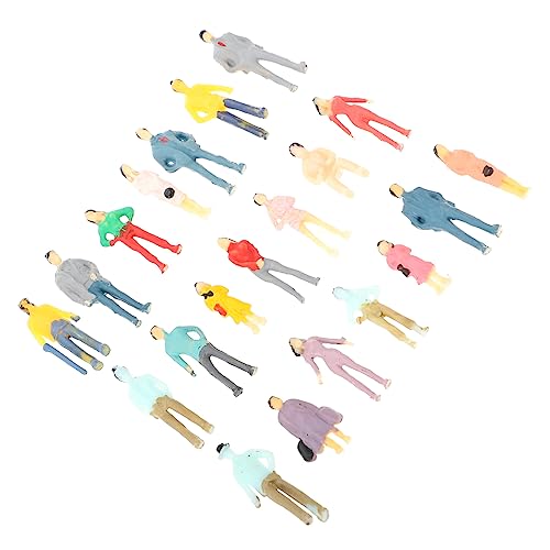 Operitacx 100 Stück Charaktermodell Dummy Landschaftsdekoration Gefälschte Menschenmodelle Sandtisch Zubehör Sandtisch Minifiguren Sandtisch Personenmodelle Mini Menschenmodelle von Operitacx