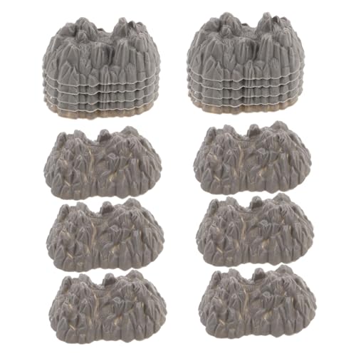 Operitacx 100 Stück Miniatur Felsen Modell aus Kunststoff Simulierte Steine für Micro Zug Landschaft Sandtisch Dekoration DIY Bastelsteine für Eisenbahn Diorama Operitacx 100 Stück Miniatur Felsen Modell aus Kunststoff Simulierte Steine für Micro Zug Landschaft Sandtisch Dekoration DIY Bastelsteine für Eisenbahn Diorama von Operitacx