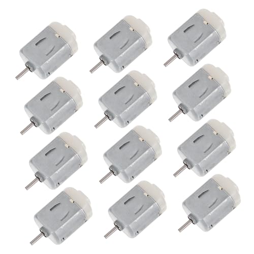 Operitacx 12 Stück Teiliges Dc Micro Motor Mini Motor aus Aluminiumlegierung und Kupfer Robust und Rostfrei für Spielzeugautos DIY Projekte und Wissenschaftliche Experimente und Stem Operitacx 12 Stück Teiliges Dc Micro Motor Mini Motor aus Aluminiumlegierung und Kupfer Robust und Rostfrei für Spielzeugautos DIY Projekte und Wissenschaftliche Experimente und Stem von Operitacx