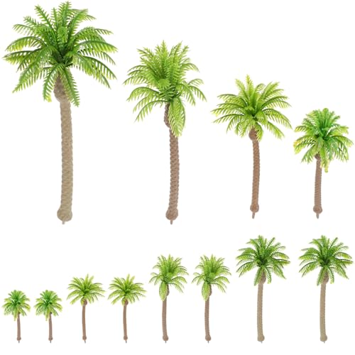 Operitacx 12 Stück Teiliges Miniatur Kokosnussbäume für Landschaftsarchitektur Dekorative Kunststoff für DIY Sandtisch und Modellbau Operitacx 12 Stück Teiliges Miniatur Kokosnussbäume für Landschaftsarchitektur Dekorative Kunststoff für DIY Sandtisch und Modellbau von Operitacx