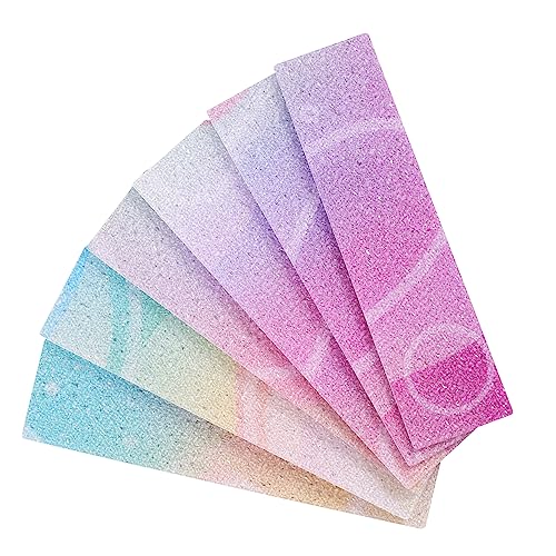 Operitacx Sensorische Streifen 12pcs Dekorative Ruhe Aufkleber Telefon Zurück Schreibtisch Klebestreifen Peva PVC Material von Operitacx