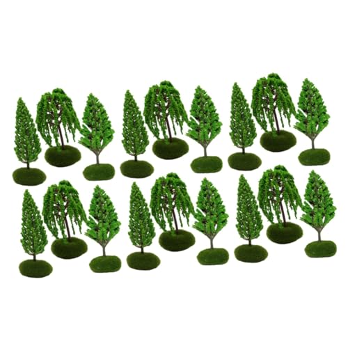 Operitacx 18 STK Baummodell Mikrolandschaftspflanzen Modelllandschaftsbäume Spielzeug Modelle Mini-Baumverzierung Modell-Mini-Landschaftsbäume Miniatur Landschaftsbaum schmücken Straßenbaum von Operitacx