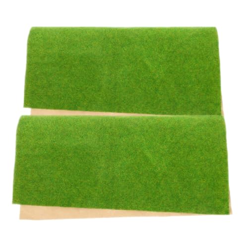 Operitacx 2 Stück Kunstrasen Rasen für Sandtisch künstliche Grasdekoration falscher Rasen gefälschte Grasmatte Bastelgras rasenrasen selber Machen gefälschtes Rasenmaterial Plastik Grün Operitacx 2 Stück Kunstrasen Rasen für Sandtisch künstliche Grasdekoration falscher Rasen gefälschte Grasmatte Bastelgras rasenrasen selber Machen gefälschtes Rasenmaterial Plastik Grün von Operitacx
