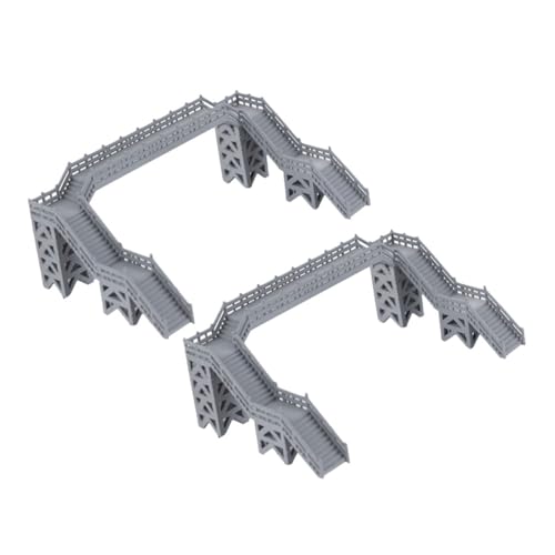 Operitacx 2 Stück Mini Fußgängerbrücke Modell Bausatz Detailgetreues Architektur Konstruktionsspielzeug für Eisenbahn Anlagen Sandtisch Dekoration DIY Bastelset für Modellbau Enthusiasten Operitacx 2 Stück Mini Fußgängerbrücke Modell Bausatz Detailgetreues Architektur Konstruktionsspielzeug für Eisenbahn Anlagen Sandtisch Dekoration DIY Bastelset für Modellbau Enthusiasten von Operitacx