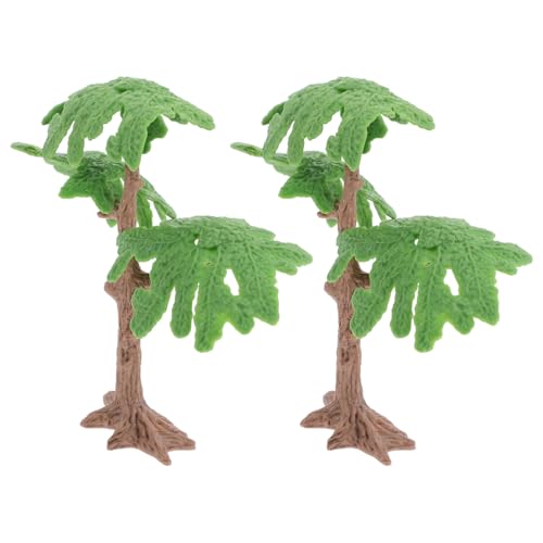 Operitacx 2 Stück Miniatur-Kiefernbäume Mini-Feenfiguren Für Landschaftsgarten-Puppenhaus-Baumodell von Operitacx