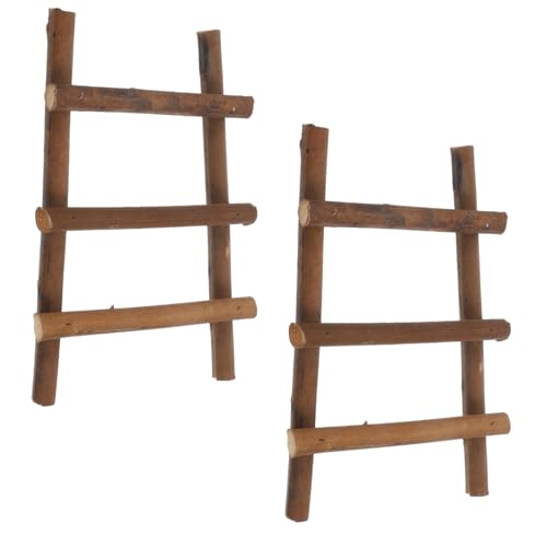 Operitacx 2 Stück Miniatur Rattanleiter Dekorationszubehör für Mikro Landschaften und Puppenhäuser für DIY Gartenaccessoires Leicht und Langlebig Kreative Fotorequisiten Operitacx 2 Stück Miniatur Rattanleiter Dekorationszubehör für Mikro Landschaften und Puppenhäuser für DIY Gartenaccessoires Leicht und Langlebig Kreative Fotorequisiten von Operitacx