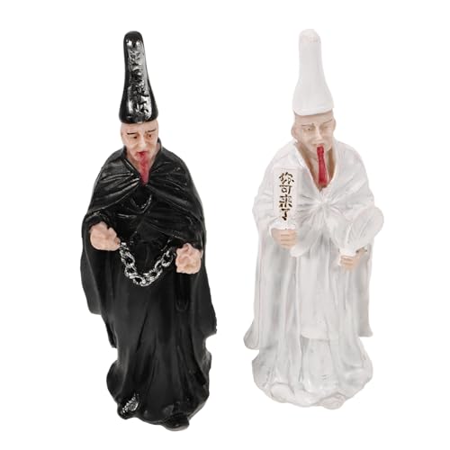 Operitacx 2 Stück Miniatur-sandtisch-Ornament, Gruselige Figur, Statue, Sandtischdekoration Operitacx 2 Stück Miniatur-sandtisch-Ornament, Gruselige Figur, Statue, Sandtischdekoration von Operitacx