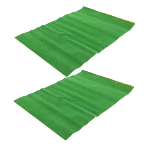 Operitacx 2 Stück Realistische Grasmatten Für Heimwerkerarbeiten – Kunstrasenpflaster Für Modellbau, Balkon, Terrasse Und Gartendekoration – Synthetisches Gründekor Operitacx 2 Stück Realistische Grasmatten Für Heimwerkerarbeiten – Kunstrasenpflaster Für Modellbau, Balkon, Terrasse Und Gartendekoration – Synthetisches Gründekor von Operitacx