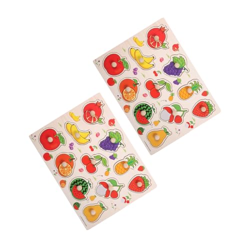 Operitacx 2 Stück Teiliges Holzpuzzle mit Obst und Gemüse Robustes Montessori Lernspielzeug für Kleinkinder Pädagogisches Steckspiel aus Langlebigem Holz für Vorschule und Frühe Entwicklung Operitacx 2 Stück Teiliges Holzpuzzle mit Obst und Gemüse Robustes Montessori Lernspielzeug für Kleinkinder Pädagogisches Steckspiel aus Langlebigem Holz für Vorschule und Frühe Entwicklung von Operitacx