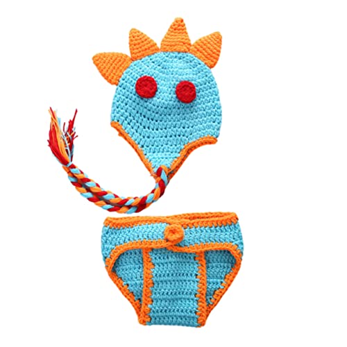 Operitacx 2 Stück Teiliges Neugeborenen Dinosaurier Kostüm aus Süßes Outfit für Fotoshootings Unvergessliche Babyfotografie mit Orangefarbenen Hörnern für Kleine Dino Fans Operitacx 2 Stück Teiliges Neugeborenen Dinosaurier Kostüm aus Süßes Outfit für Fotoshootings Unvergessliche Babyfotografie mit Orangefarbenen Hörnern für Kleine Dino Fans von Operitacx