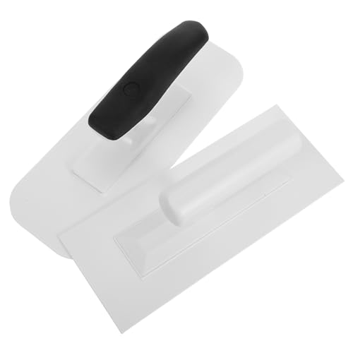 Operitacx 2 Stück Teiliges Wandglättwerkzeug Ergonomische Kunststoff Glättkelle Leicht und Langlebig für Glatte Putzoberflächen Gleichmäßiges Auftragen und Blasenfreie Wände DIY Renovierung Operitacx 2 Stück Teiliges Wandglättwerkzeug Ergonomische Kunststoff Glättkelle Leicht und Langlebig für Glatte Putzoberflächen Gleichmäßiges Auftragen und Blasenfreie Wände DIY Renovierung von Operitacx