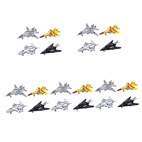 Operitacx 20 STK Flugzeug Zurückziehen Flugzeugspielzeug Für Kleinkinder Hubschrauber Spielzeug Modelle Der Trägheitsebene Spielzeug Für Kleine Flugzeuge Flugzeugmodelle Legierung von Operitacx