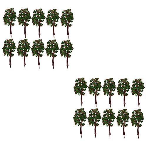 Operitacx 20 STK Landschaftsmodellbaum Schwerter für Kinder Miniatur Modelleisenbahnbäume schreibtischdeko Schreibtisch Dekoration Simulationsmodellbaum Modellbäume Sandkasten Apfelbaum von Operitacx