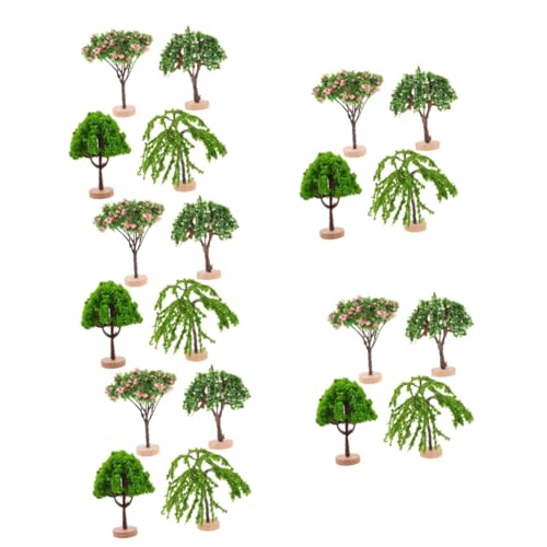 Operitacx 20 STK Simulierter Minibaum Bäume Modelllandschaft Modelleisenbahn Artificial Tree kunstpflanze künstliche Pflanzen Anlage sandtisch DIY Modell Miniatur-Dioramenbaum klein Zubehör von Operitacx