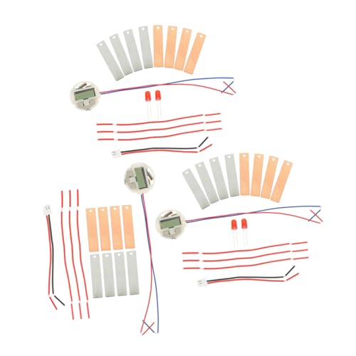 Operitacx 3 Sätze DIY Fruchtbatterie Experiment Teiliges Kit für Kreative Schülerprojekte Einfach zu Bedienen Fördert Praktische Lernen Entwicklungsfähigkeiten von Operitacx