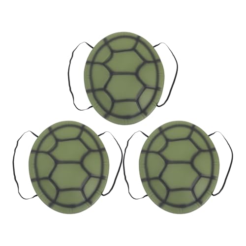 Operitacx 3-Teiliges Halloween-Kostüm Aus Schildkrötenpanzer Eva-Schildkrötenpanzer-Requisite Für Kinder Und Erwachsene Halloween-Ankleide-Cosplay-Kostüm-Party-Accessoire von Operitacx