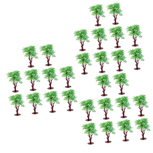 Operitacx 30 STK botanisches Dekor Modellbäume Mikro Gründekor Modelle tortendeko Einschulung Landschaftsmodellbaum grüner vorbildlicher blumenbaum Sandkasten schmücken Pflanze Dekorationen von Operitacx