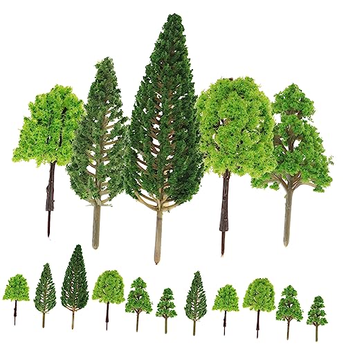 Operitacx 30 Stück Mikrolandschaftssimulationsbaum Zug Sandtischmodell Künstlicher Baum Eisenbahn Künstliche Bausand Modellbäume Trainieren Mini-modellbäume Mini-Baum Plastik von Operitacx