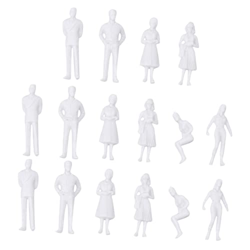 Operitacx 30 Stück Miniaturfiguren Unbemalte Weiße Menschenmodelle für Landschaftsbau Architektur und DIY Projekte für Modelleisenbahnen und Miniaturdekoration Operitacx 30 Stück Miniaturfiguren Unbemalte Weiße Menschenmodelle für Landschaftsbau Architektur und DIY Projekte für Modelleisenbahnen und Miniaturdekoration von Operitacx