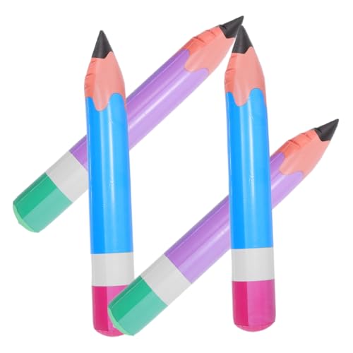 Operitacx 4 Stück aufblasbarer Bleistift Disco-Kugel-Ballon aufblasbare Buntstifte Jumbo-Bleistifte riesig aufblasbar Ballonbogen-Kit Schlauchboote für den Schulanfang Bleistift- PVC Operitacx 4 Stück aufblasbarer Bleistift Disco-Kugel-Ballon aufblasbare Buntstifte Jumbo-Bleistifte riesig aufblasbar Ballonbogen-Kit Schlauchboote für den Schulanfang Bleistift- PVC von Operitacx