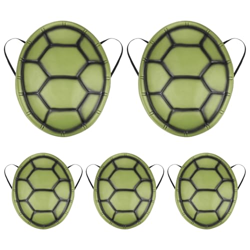 Operitacx 5-Teiliges Schildkrötenpanzer-Kostüm Für Kinder Und Erwachsene Halloween-Kostüm Aus Eva-Schildkrötenpanzer Für Halloween-Ankleide-Cosplay-Kostüm-Party-Accessoire Operitacx 5-Teiliges Schildkrötenpanzer-Kostüm Für Kinder Und Erwachsene Halloween-Kostüm Aus Eva-Schildkrötenpanzer Für Halloween-Ankleide-Cosplay-Kostüm-Party-Accessoire von Operitacx
