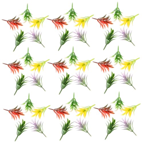 Operitacx Vielseitig 50 Stück Künstliche Miniaturpflanzen Für Handwerk Garten Ornament von Operitacx