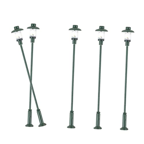 Operitacx 5St Mikro-Landschaftsgartenleuchte Miniatur-Modellleuchte Sandkunstlampe Ödland mikrolandschaft Modellbau Material Mini-Parklampe Lampenmodell Edelstahl Plus abs Green Operitacx 5St Mikro-Landschaftsgartenleuchte Miniatur-Modellleuchte Sandkunstlampe Ödland mikrolandschaft Modellbau Material Mini-Parklampe Lampenmodell Edelstahl Plus abs Green von Operitacx