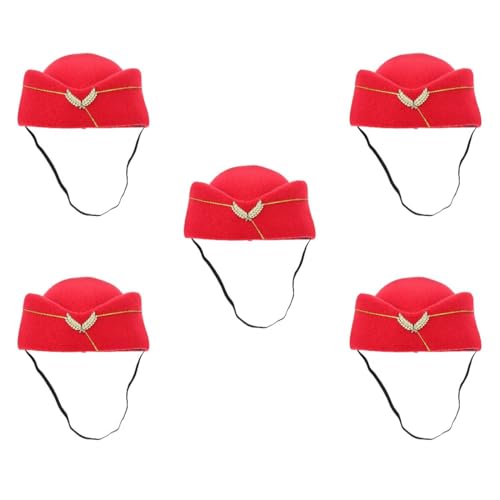 Operitacx 5st Stewardess Baskenmütze Flugbegleiter Hut Kleinkind Kostüm Kapitän Kostüm Hut Stewardess-kostüm Marineblauer Hut Cosplay-hut Für Die Dekoration Gefühlt Uniform Mädchen Damen Hut Operitacx 5st Stewardess Baskenmütze Flugbegleiter Hut Kleinkind Kostüm Kapitän Kostüm Hut Stewardess-kostüm Marineblauer Hut Cosplay-hut Für Die Dekoration Gefühlt Uniform Mädchen Damen Hut von Operitacx