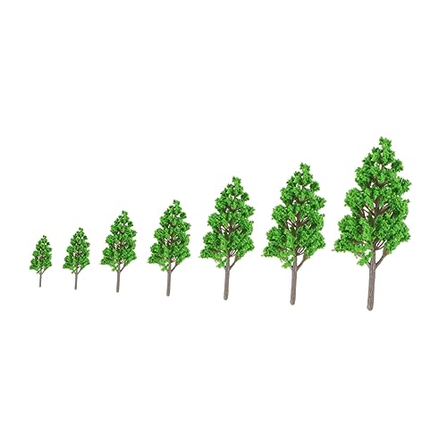 Operitacx 7 STK Landschaftsmodellbaum küche Kitchen Minibäume grüne Dekorationen Ornament künstliche Pflanzen Pappelbaum-Modell Modellbaum für den Garten Topfpflanze Anlage von Operitacx