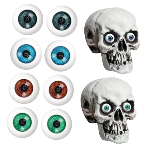 Operitacx 8 Stück Halloween hohle Augen Kunstkugeln für Puppen Kunsthandwerk Maske Horror Requisiten Verkleidung Party Dekoration Gruseliges Zubehör Operitacx 8 Stück Halloween hohle Augen Kunstkugeln für Puppen Kunsthandwerk Maske Horror Requisiten Verkleidung Party Dekoration Gruseliges Zubehör von Operitacx