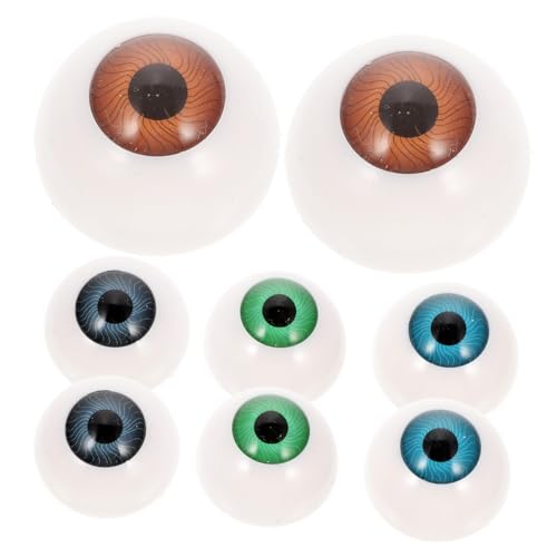Operitacx 8 Stück Hohle Augäpfel DIY Augen für Halloween Deko und Bastelprojekte Zufällige Farben Lustige Accessoires für Puppen und Plüschtiere Zufällige Farbe Operitacx 8 Stück Hohle Augäpfel DIY Augen für Halloween Deko und Bastelprojekte Zufällige Farben Lustige Accessoires für Puppen und Plüschtiere Zufällige Farbe von Operitacx