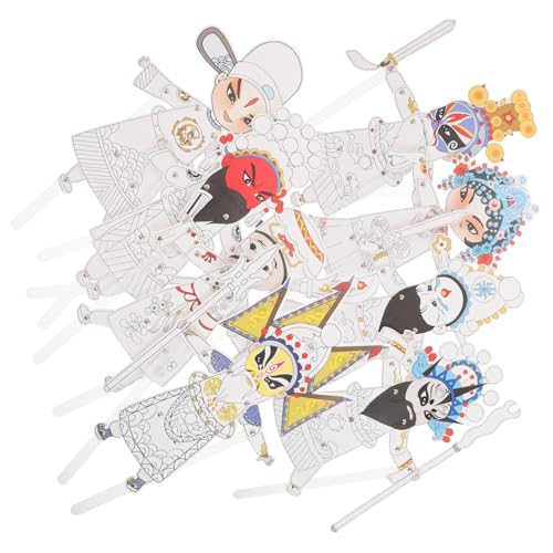 Operitacx 8 Stück Teiliges DIY Set für Chinesische Schattenpuppen Traditionelles Handpuppen Bastelset für Kreativität Kulturellem Lernen und Interaktiven Aktivitäten Operitacx 8 Stück Teiliges DIY Set für Chinesische Schattenpuppen Traditionelles Handpuppen Bastelset für Kreativität Kulturellem Lernen und Interaktiven Aktivitäten von Operitacx