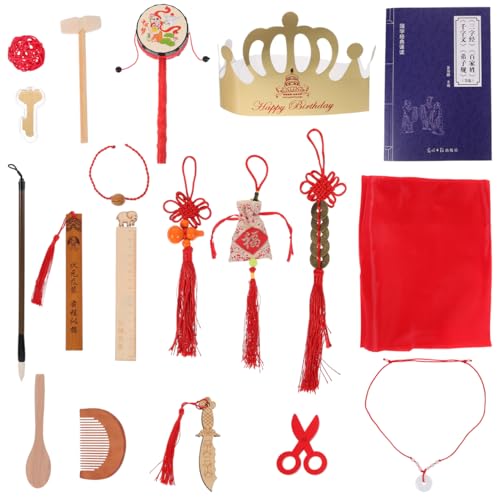 Operitacx Babyspielzeug 1 Set Chinesische Elemente Baby Geburtstag Holzspielzeug 22 Stück, Unvergessliche Erste Geburtstagsfeier, Kleinkindspielzeug, Geschenkset Für Baby Shower, Ab 1 Jahr Operitacx Babyspielzeug 1 Set Chinesische Elemente Baby Geburtstag Holzspielzeug 22 Stück, Unvergessliche Erste Geburtstagsfeier, Kleinkindspielzeug, Geschenkset Für Baby Shower, Ab 1 Jahr von Operitacx