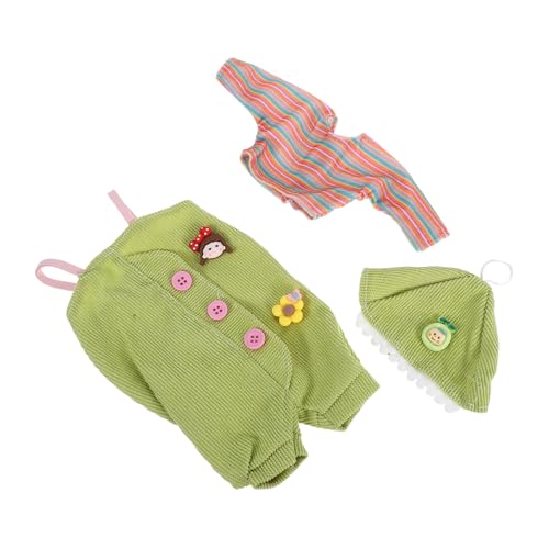 Operitacx Bjd Puppenkleidung mit Gestreiften Latzhosen und Hut College Stil Puppen Outfit aus Strapazierfähigem für Sammler Display und Fotografie Operitacx Bjd Puppenkleidung mit Gestreiften Latzhosen und Hut College Stil Puppen Outfit aus Strapazierfähigem für Sammler Display und Fotografie von Operitacx
