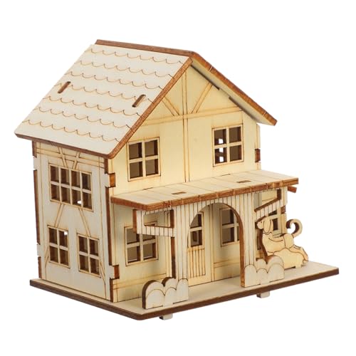 Operitacx DIY Holzhaus Bastelset mit LED Licht Holzhaus Modell Bausatz für Erwachsene Originelles Lernspielzeug zur Motorischer Fähigkeiten und Logischem Denken Dekoration für Wohnzimmer und Operitacx DIY Holzhaus Bastelset mit LED Licht Holzhaus Modell Bausatz für Erwachsene Originelles Lernspielzeug zur Motorischer Fähigkeiten und Logischem Denken Dekoration für Wohnzimmer und von Operitacx