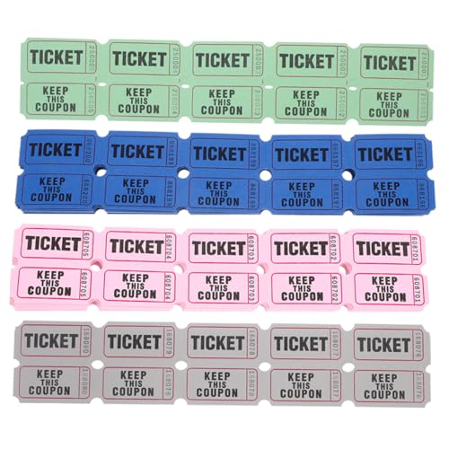 Operitacx Festival Tombola Tickets 400pcs Ticket Etiketten Party Spielzeug Tombola Flyer Spiele Operitacx Festival Tombola Tickets 400pcs Ticket Etiketten Party Spielzeug Tombola Flyer Spiele von Operitacx