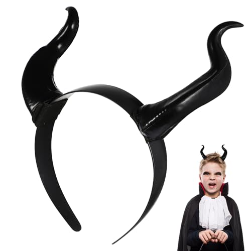 Operitacx Halloween-Horn-Stirnband Für Cosplay – Kopfbedeckung Mit Tiersimulations-Stierhörnern Kostümparty-Zubehör Für Halloween Weihnachten Ostern Festivals Tanzparty-Foto-Requisiten Operitacx Halloween-Horn-Stirnband Für Cosplay – Kopfbedeckung Mit Tiersimulations-Stierhörnern Kostümparty-Zubehör Für Halloween Weihnachten Ostern Festivals Tanzparty-Foto-Requisiten von Operitacx