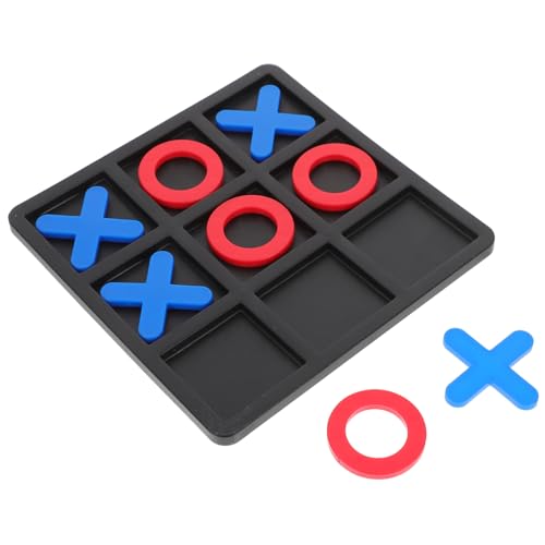 Operitacx Kinderspiel mit Roten O und Blauen X Interaktives Denkspiel für Familien Tragbares Schachbrettspiel für Unterwegs und Partyspaß von Operitacx