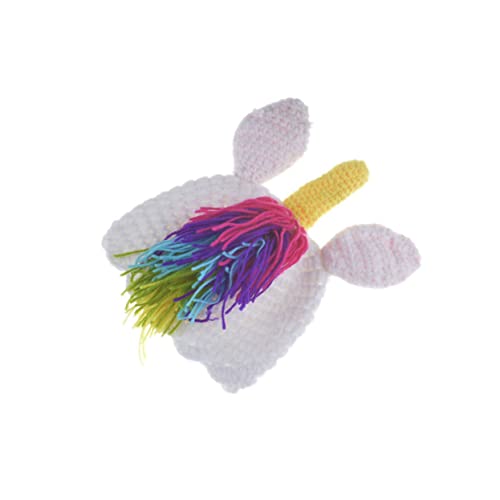Operitacx Kostümset Einhorn Handgefertigte Wollstrickkleidung Fotorequisiten für Jungen Rosy Babyfotos Operitacx Kostümset Einhorn Handgefertigte Wollstrickkleidung Fotorequisiten für Jungen Rosy Babyfotos von Operitacx