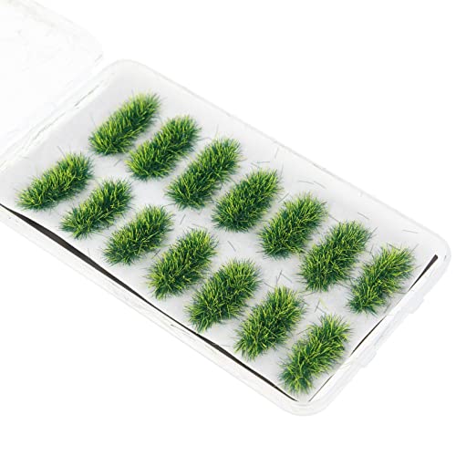 Operitacx Künstliche Grasbüschel Für Modellbau Miniatur Grünflächen Simuliertes Gras Für Landschaftsbau DIY Terrarium Und Schattierungen Ideal Für Modelleisenbahnen Und Bastelprojekte von Operitacx